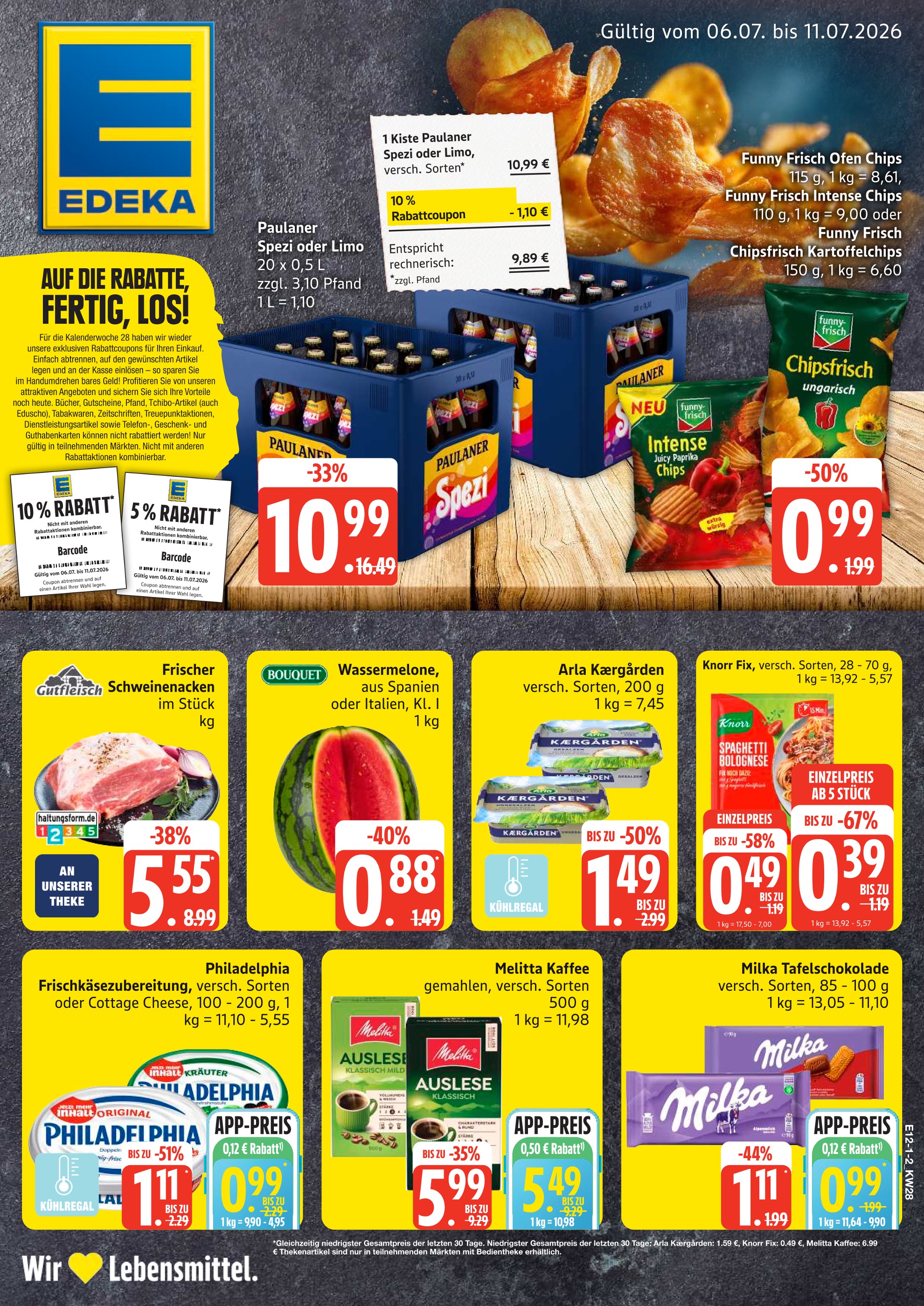 EDEKA Prospekt für Oeversee: Top Angebote, 13 Seiten, 06.07.2026 - 11.07.2026